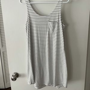Cotton On gray striped dress